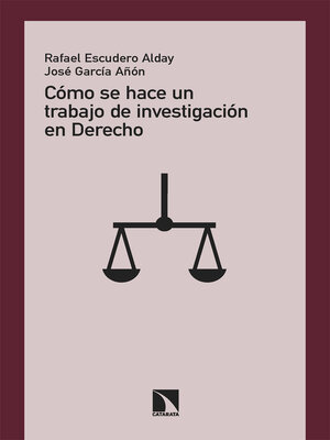 cover image of Cómo se hace un trabajo de investigación en Derecho
